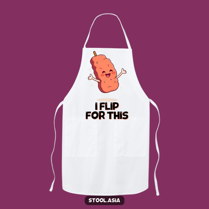 Funny Skewer Chef Apron: Hilarious Grilling Performance Gift