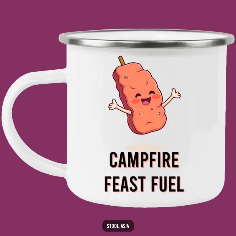 Funny Skewer Campfire Mug: Hilarious Grilling Treat for Outdoors