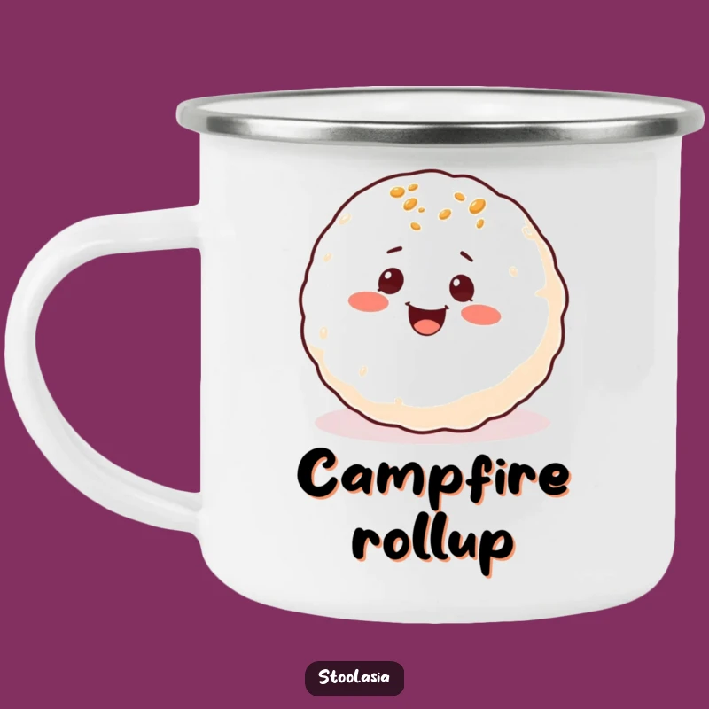 Funny Takoyaki Camper Mug: Hilarious Outdoor Japanese Snack Treat