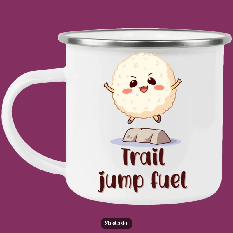Funny Rice Ball Adventure Mug: Hilarious Outdoor Challenge Gift