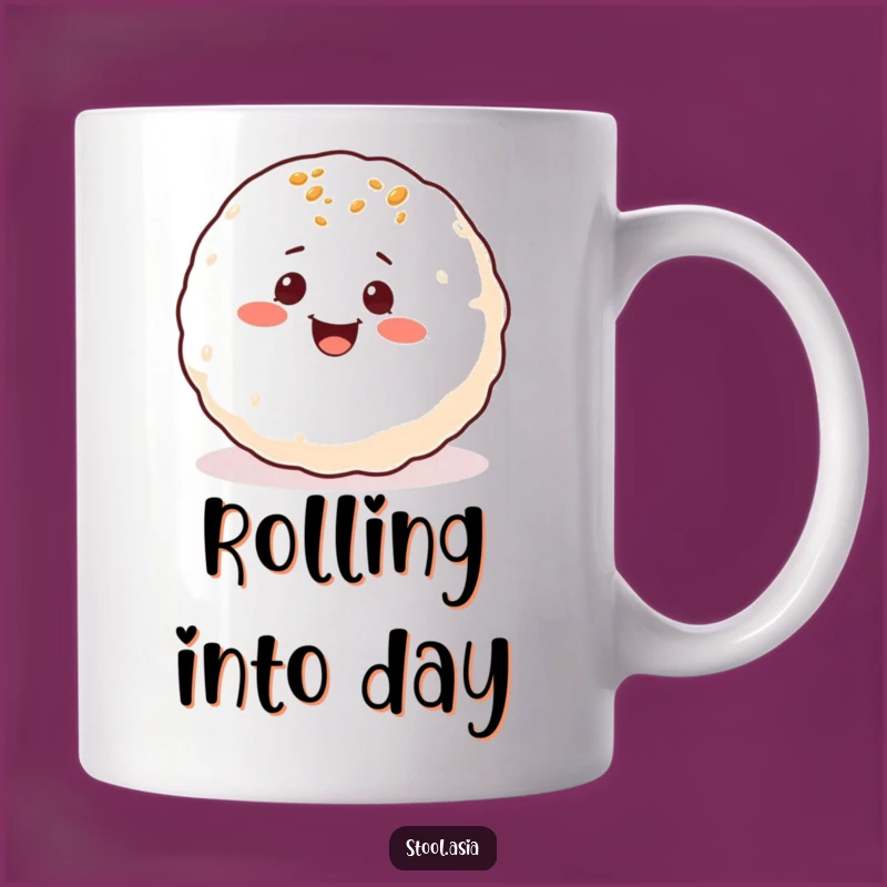 Funny Rolling Takoyaki Mug: Hilarious Japanese Street Food Gift