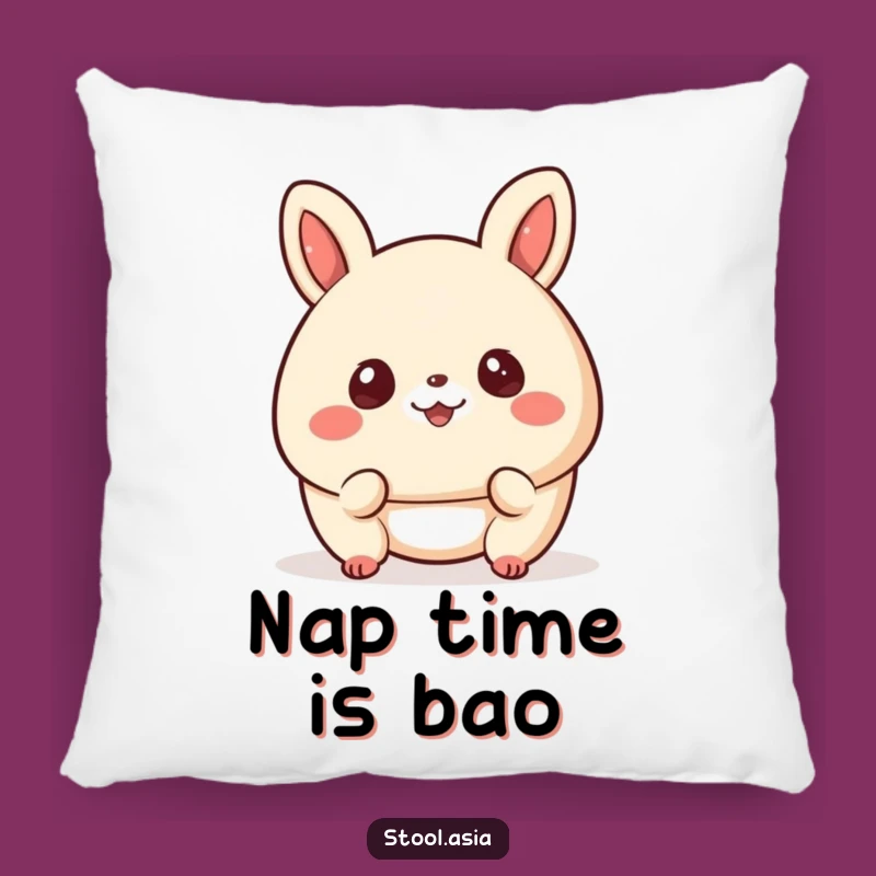 Funny Bao Bun Bounce Pillow: Cozy and Hilarious Comfort Companion