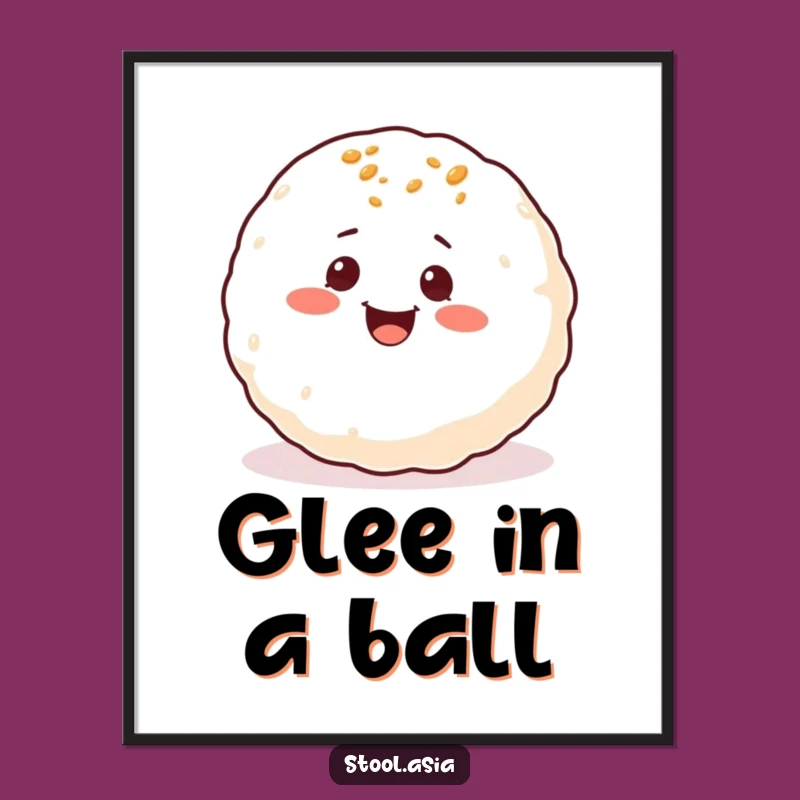 Funny Takoyaki Roll Digital Art: Hilarious Japanese Food Decor