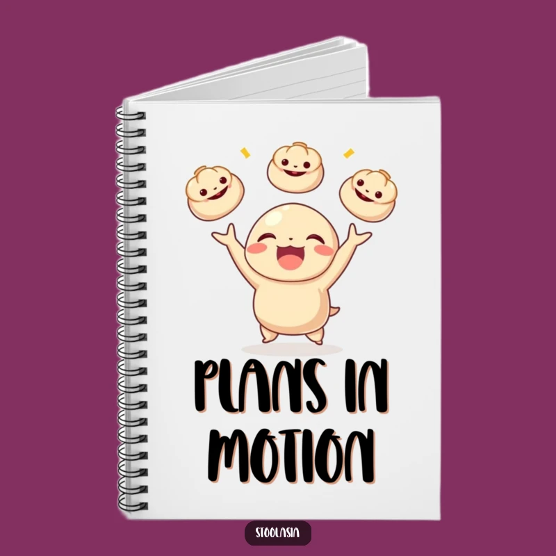 Funny Dumpling Notebook - Cute Foodie Journal for Recipes & Notes