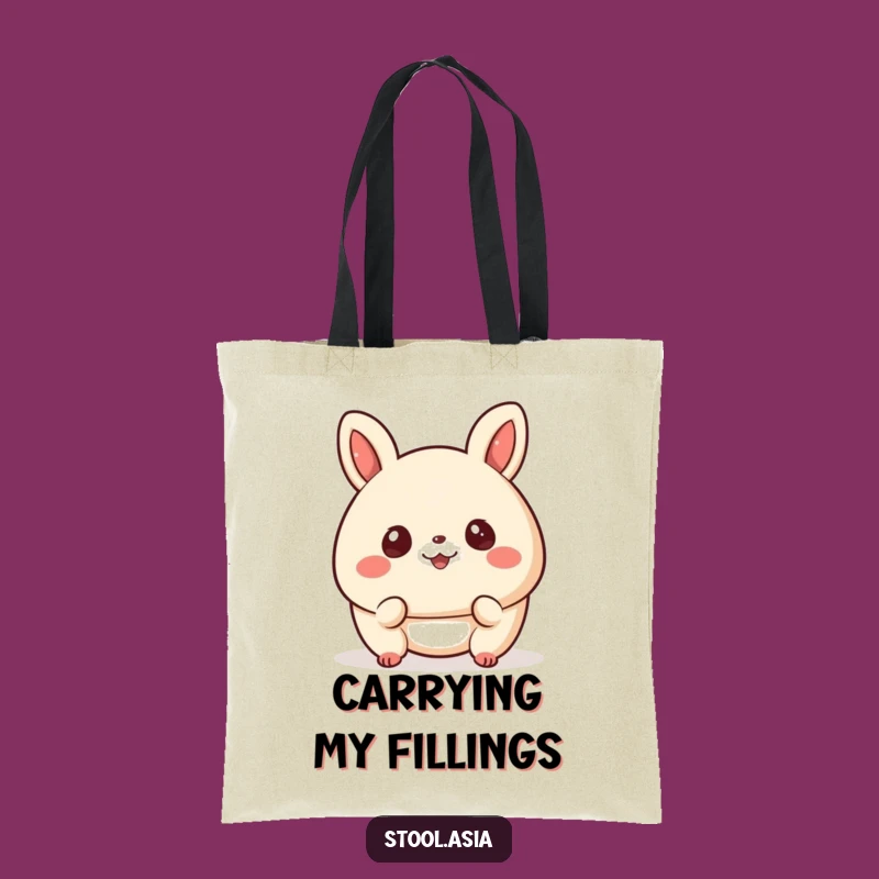 Funny Bouncing Bao Bun Tote Bag: Stylish and Hilarious Carry-All