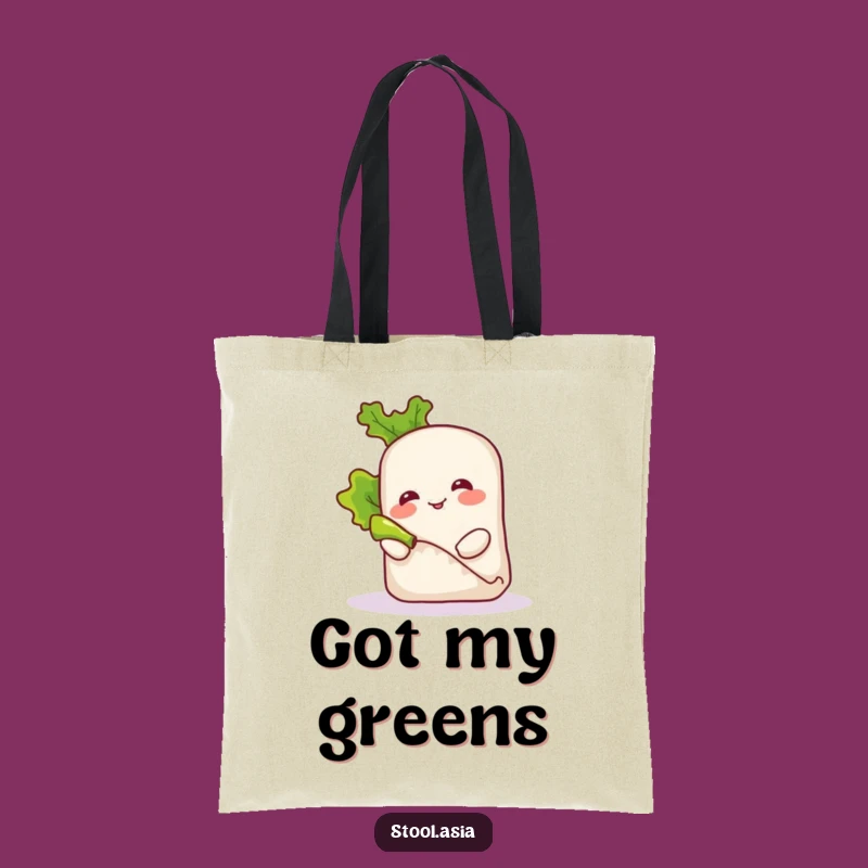 Funny Spring Roll Tote Bag - Cute Foodie Accessory for Daily Errands