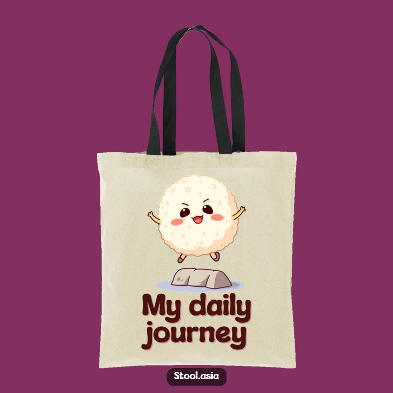 Funny Rice Ball Challenge Tote Bag: Hilarious Motivational Accessory